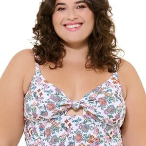 Freshwater's Floral Patterned Women's Bikini Top